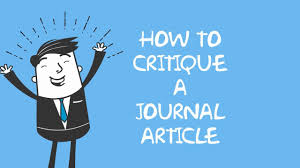 How to Critique a Journal Article: A Comprehensive Guide