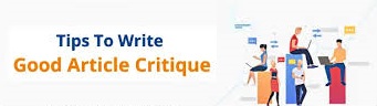 Tips on how to write a Brilliant Article Critique